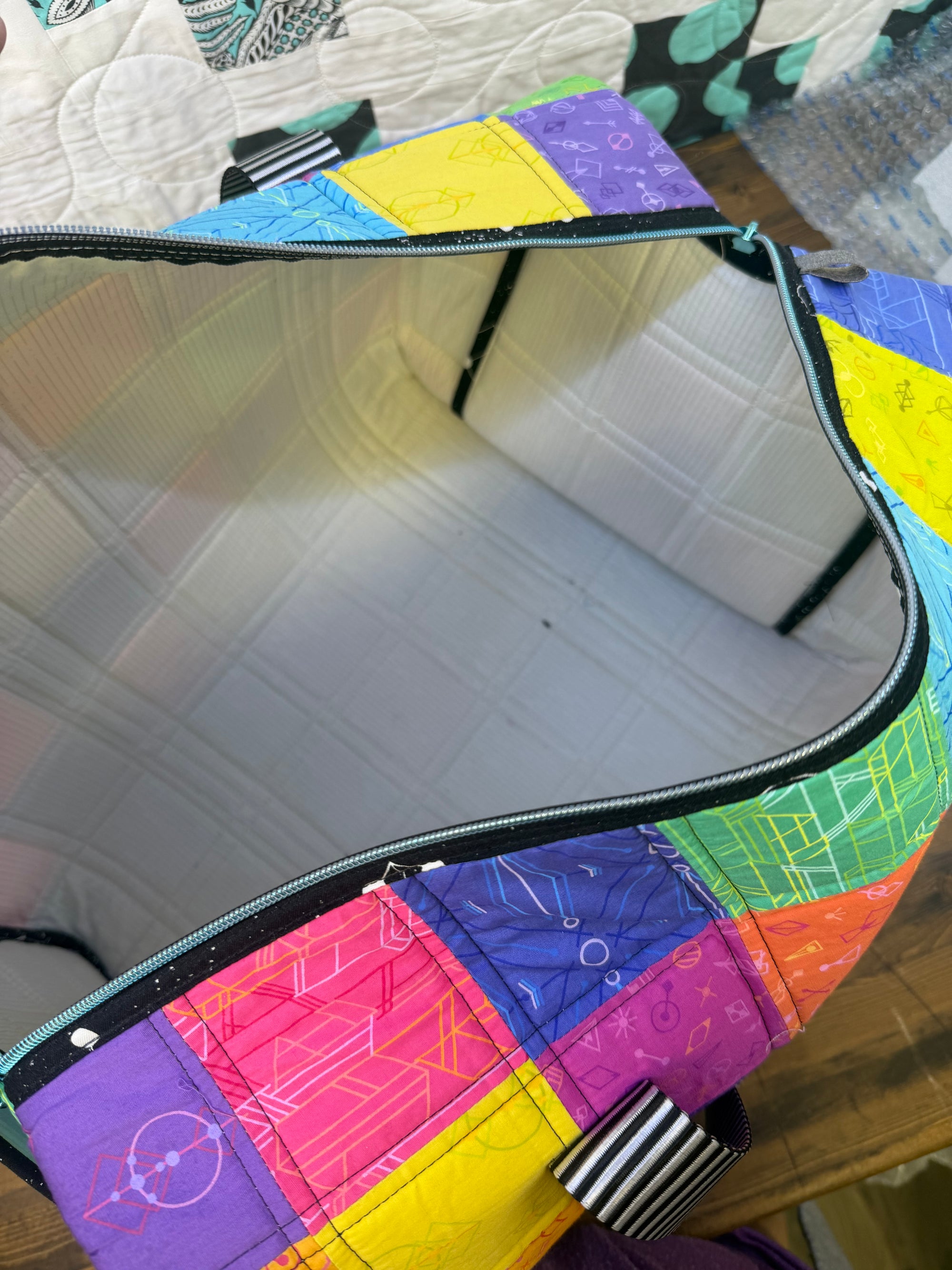 Patchwork Duffle - Deco