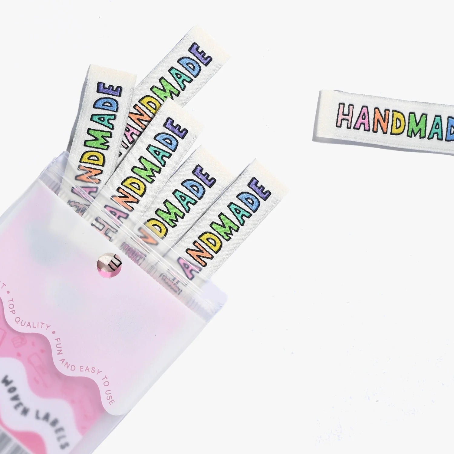 Handmade Rainbow Labels 6 Pack