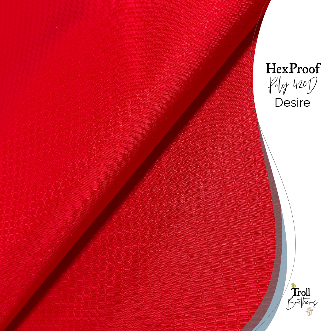 HexProof Poly 420D Desire - PER QUARTER METRE