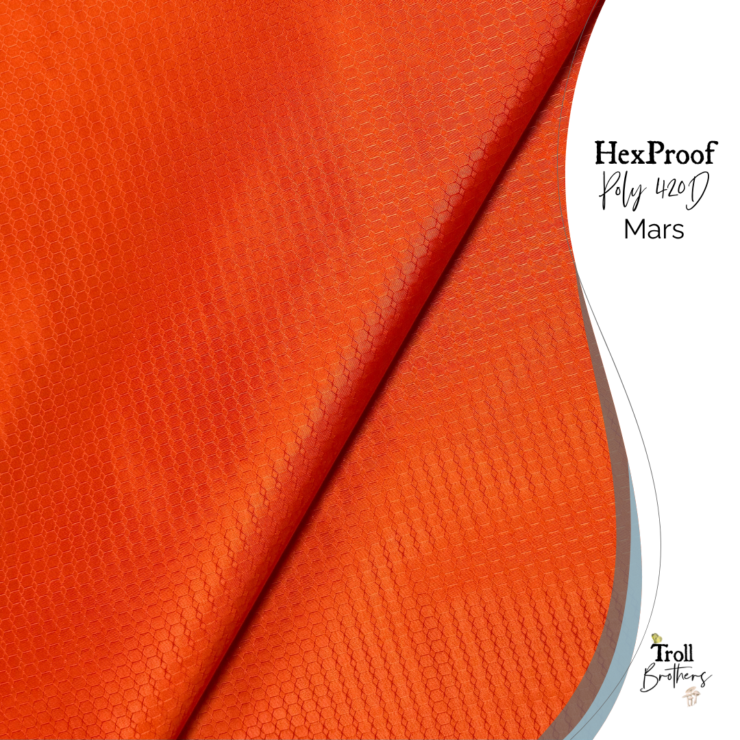HexProof Poly 420D Mars - PER QUARTER METRE
