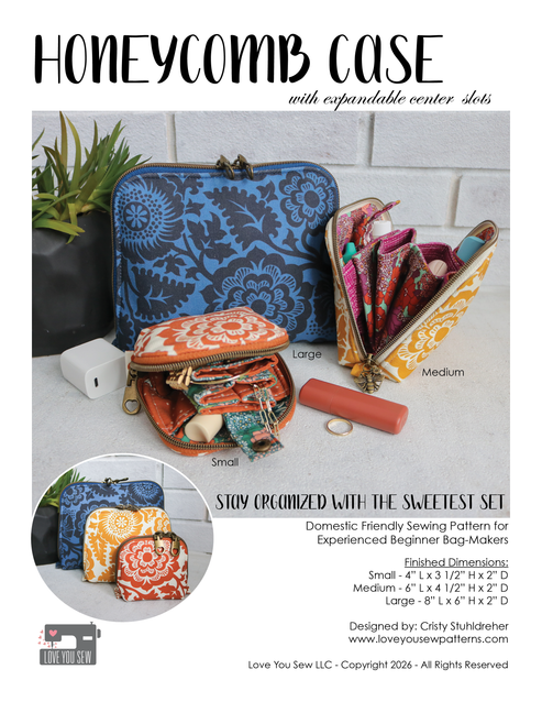 Honeycomb Case Paper Pattern