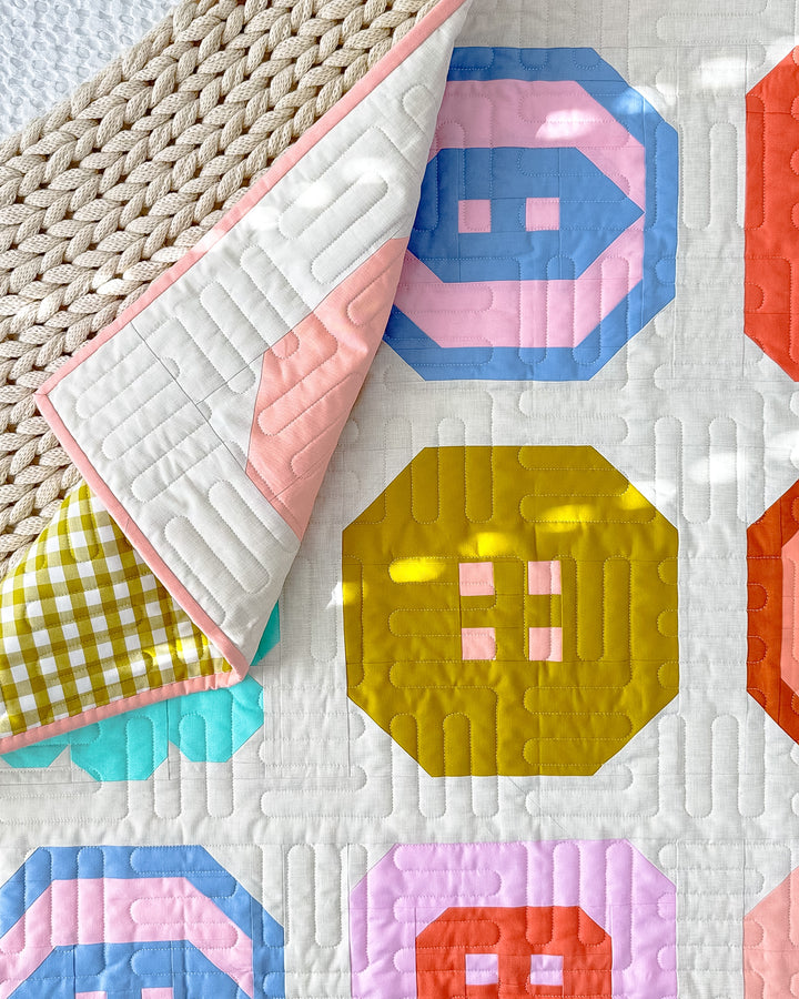 Buttoned Up Quilt Printed Pattern