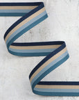 1- 1/2" Striped Coastal Webbing - PER QUARTER METRE
