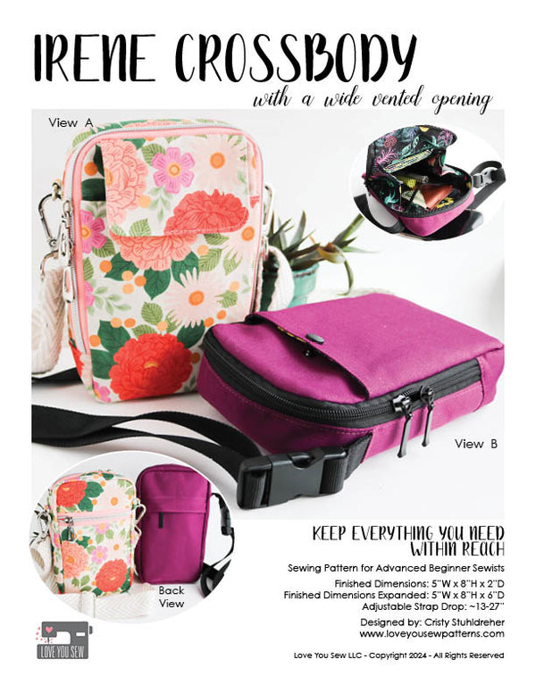 Irene Crossbody Paper Pattern