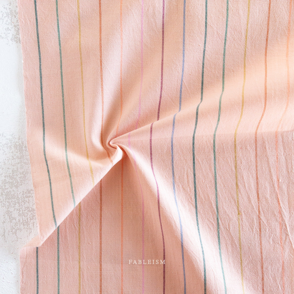 Lucky Loom Skinny Stripe Shell - Fableism Supply Co - PER QUARTER METRE