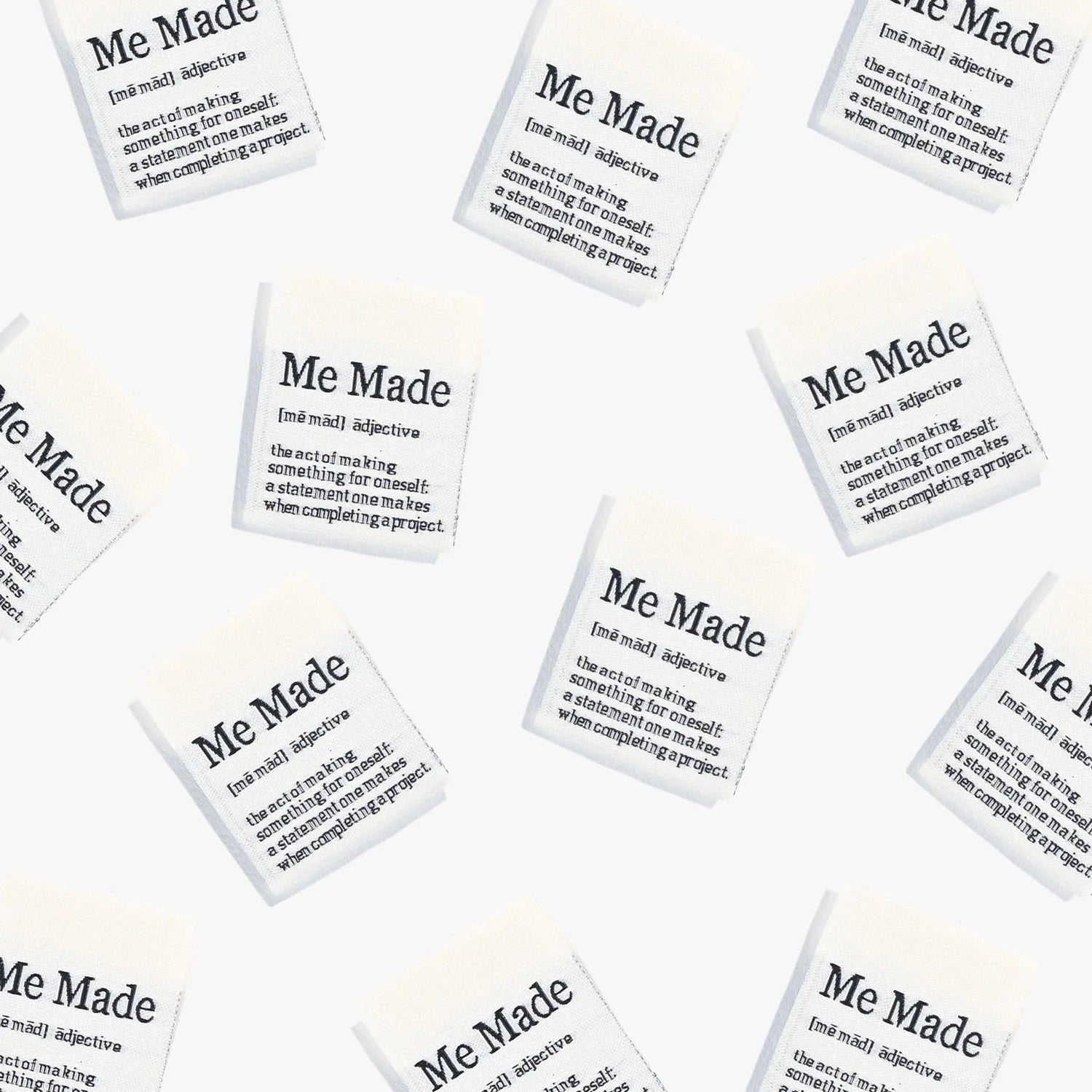 Me Made Definition Labels 6 Pack