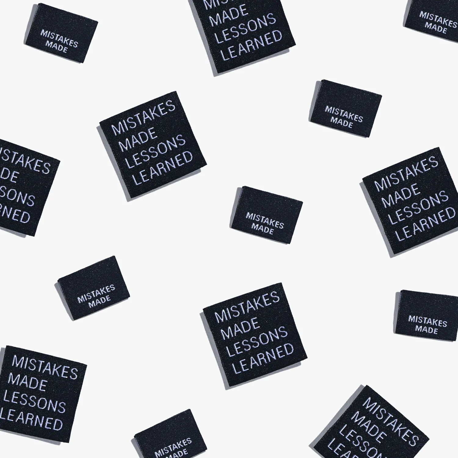 Mistakes Made Lessons Learned Labels 6 Pack