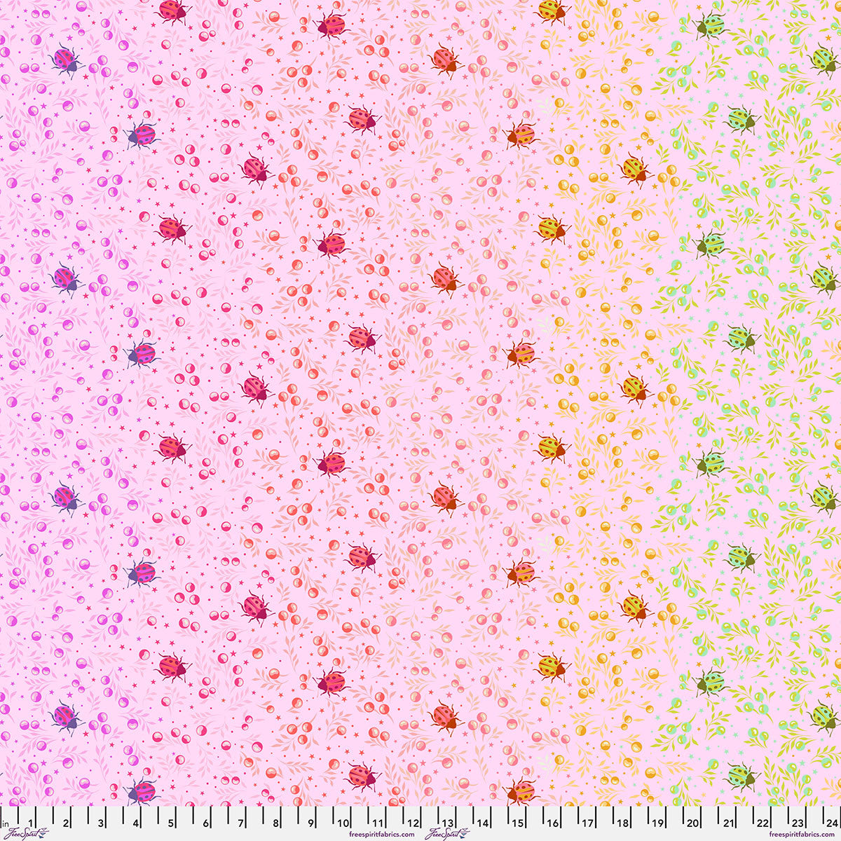 PRE ORDER APRIL 2027 - Down to Earth Spot On Afterglow - Tula Pink - PER QUARTER METRE