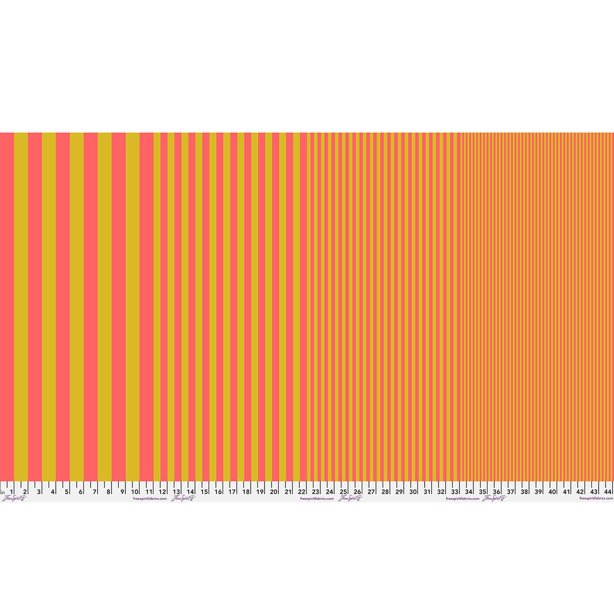 PRE ORDER APRIL 2027 - True Colors Sticks and Stones Sticks Cantaloupe - Tula Pink - PER QUARTER METRE