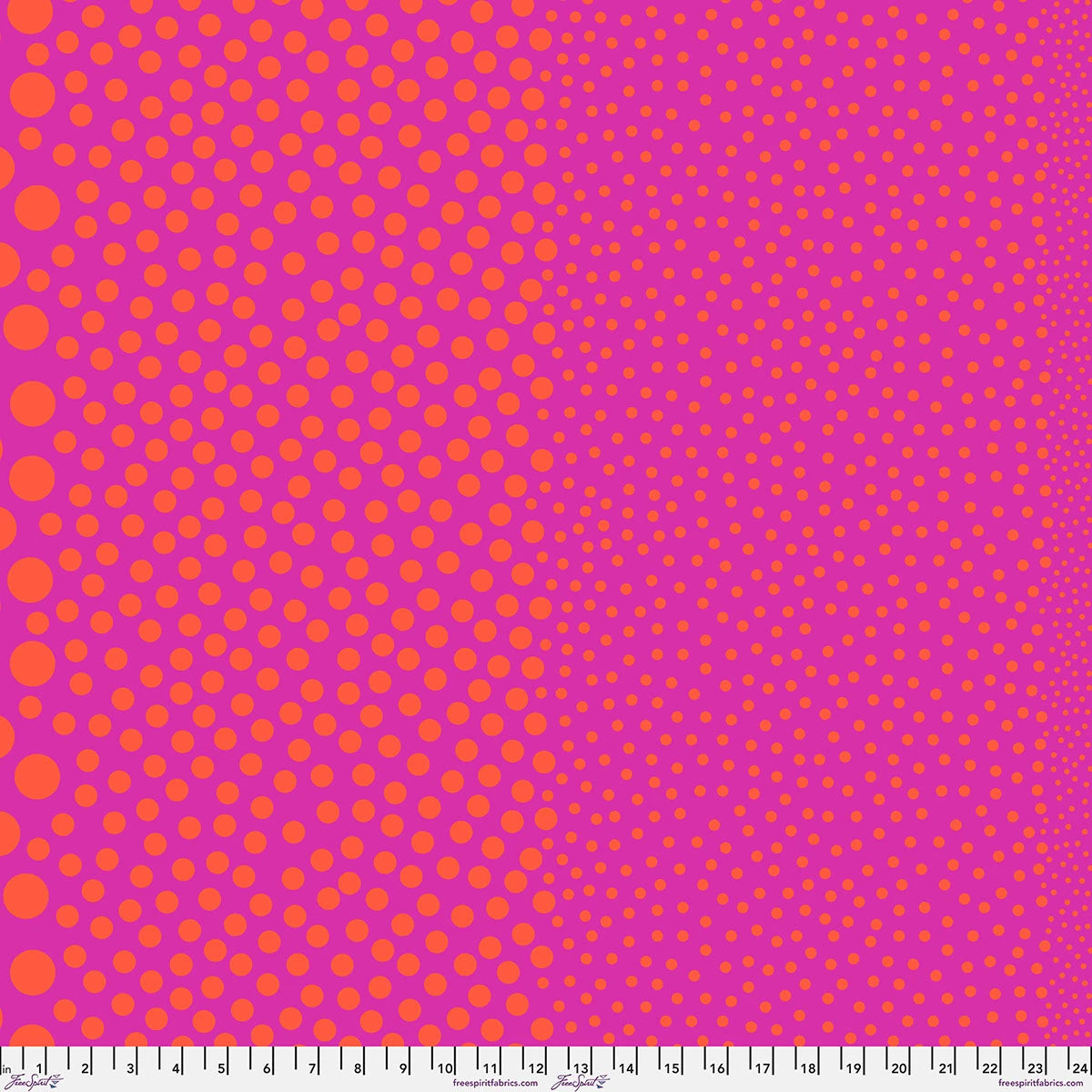 PRE ORDER APRIL 2027 - True Colors Sticks and Stones Stones Pinkerberry - Tula Pink - PER QUARTER METRE