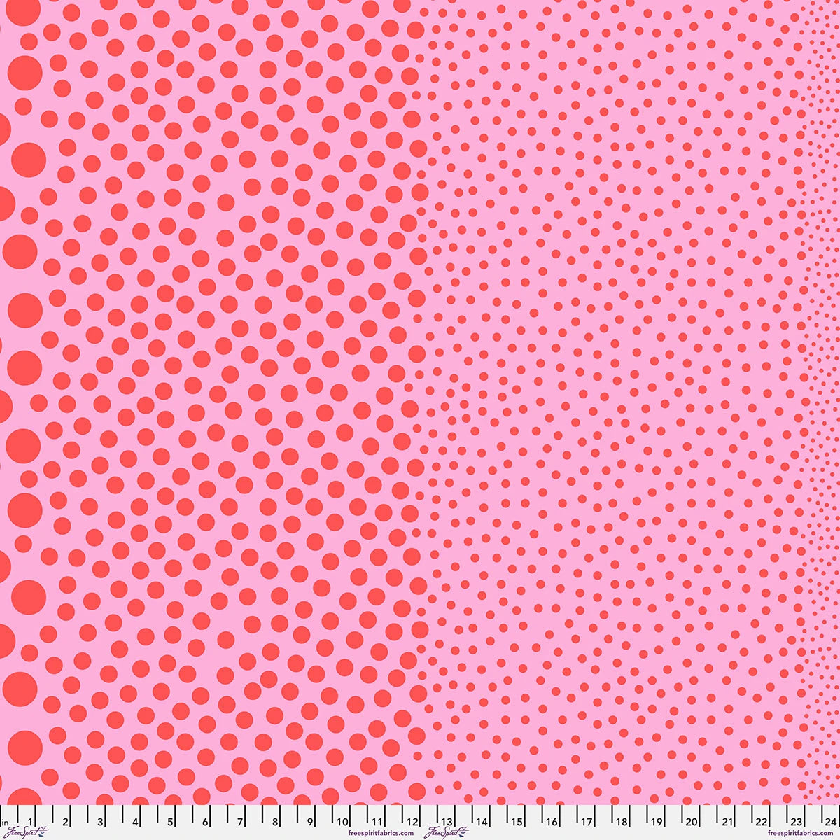 PRE ORDER APRIL 2027 - True Colors Sticks and Stones Stones Watermelon - Tula Pink - PER QUARTER METRE