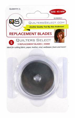 Quilters Select Rotary Blade Replacements - 45mm 5pk