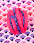Raspberry Rave - 40" Handbag Zipper - Renaissance Ribbons