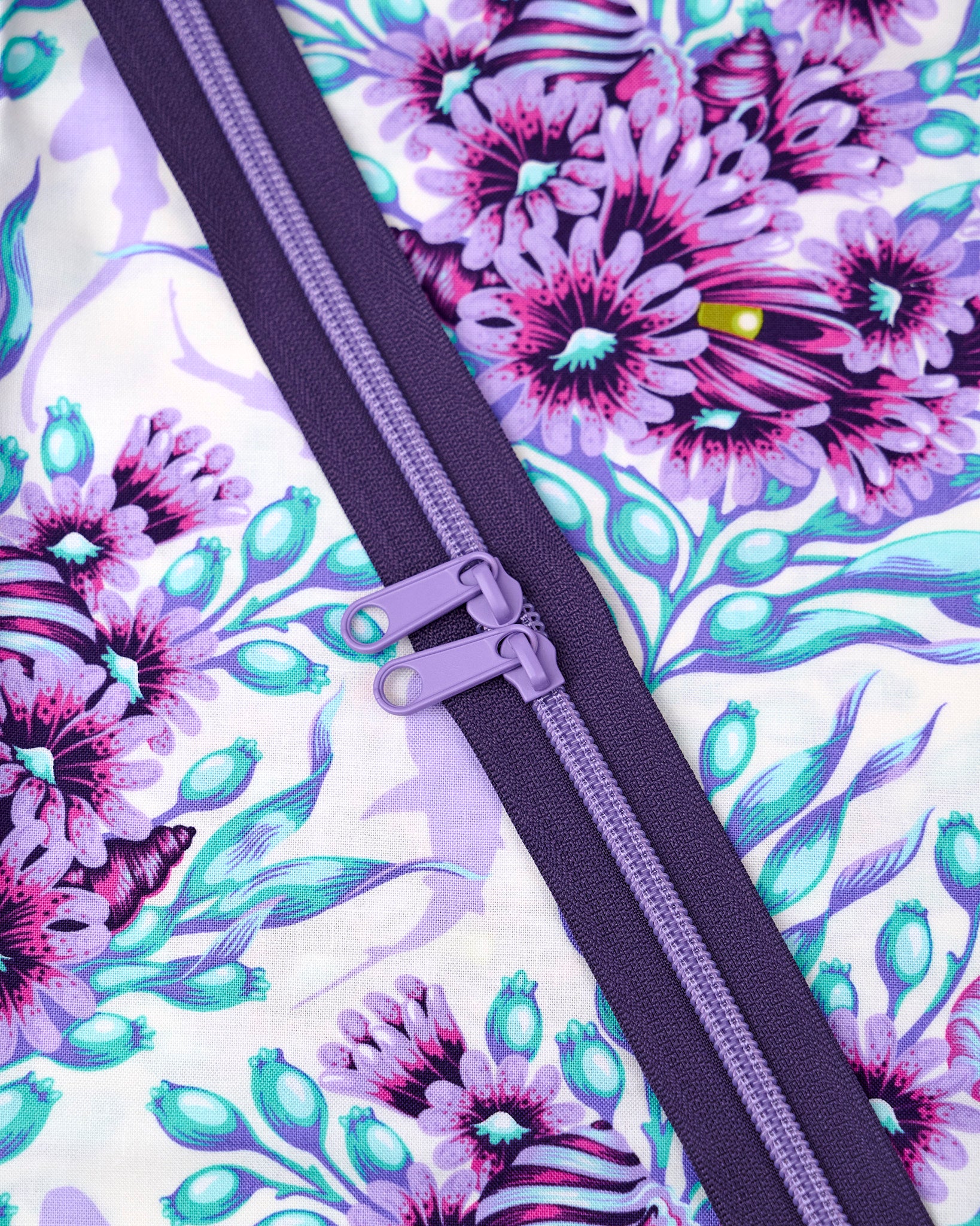 Lavender Twilight - 40" Handbag Zipper - Renaissance Ribbons