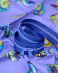 Blue Bolt - 40" Handbag Zipper - Renaissance Ribbons