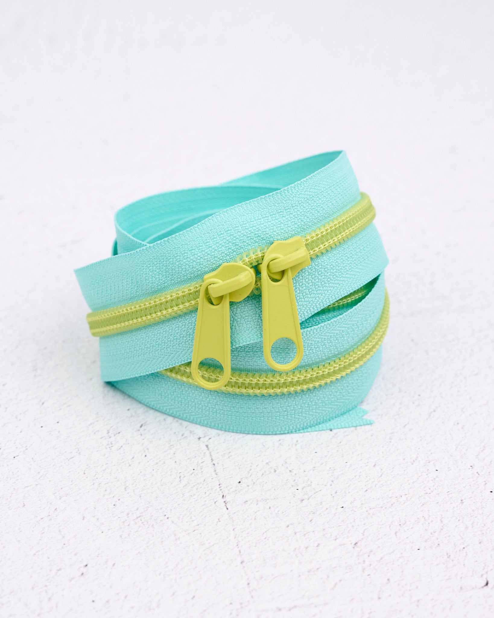 Lime Splash - 40" Handbag Zipper - Renaissance Ribbons