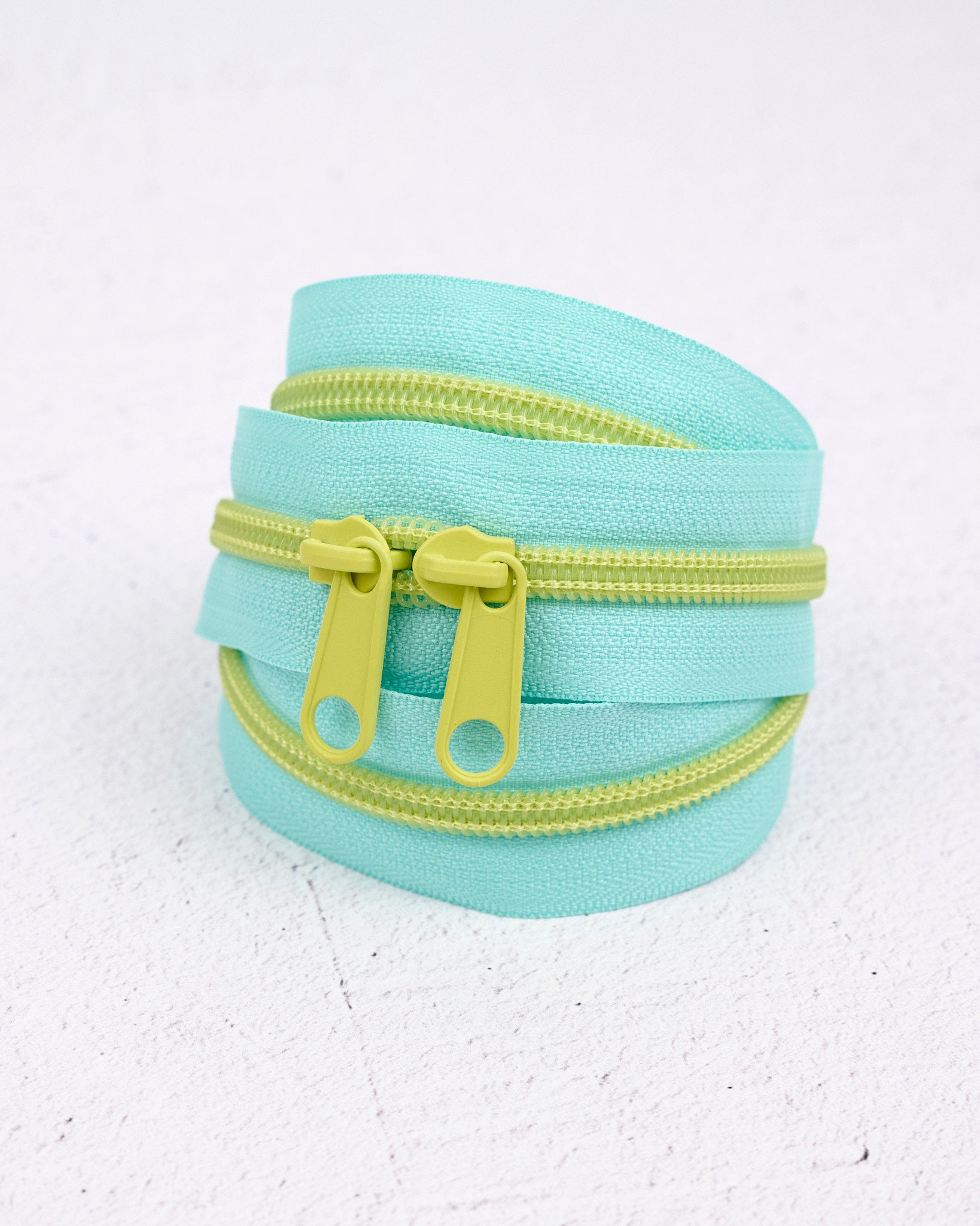 Lime Splash - 40" Handbag Zipper - Renaissance Ribbons