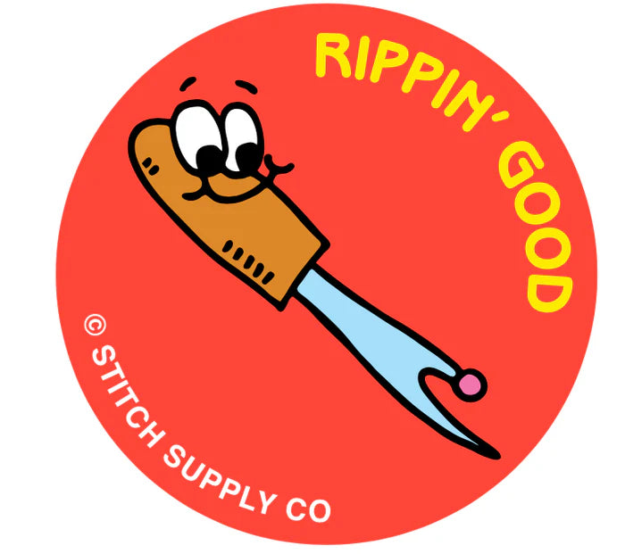 Sewing Sticker Tin and Stickers