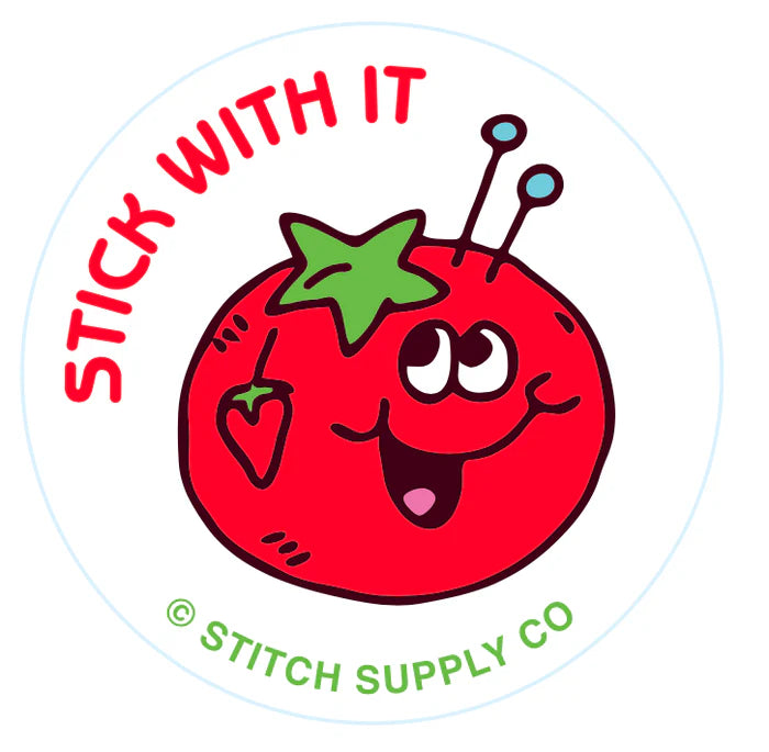 Sewing Sticker Tin and Stickers