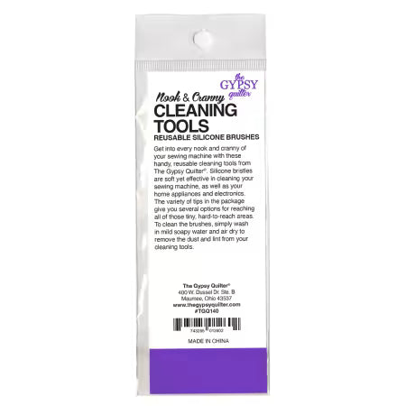 The Gypsy Quilter Every Nook and Cranny Cleaning Tools 4ct