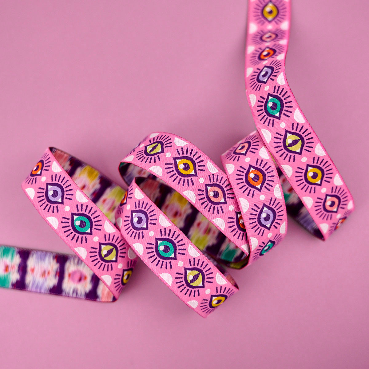 PRE ORDER OCTOBER 2026 - Legendary Visionary Sugarplum 7/8" - Tula Pink - PER QUARTER METRE