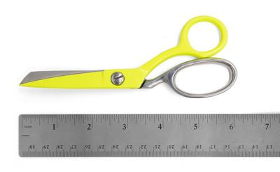 PRE ORDER WINTER 2026 - Tula Pink Acid Yellow 6 Inch Bent Trimmer Micro-serrated