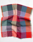 Waffle Happy Checkers Sangria - Fableism Supply Co - PER QUARTER METRE