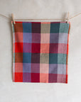 Waffle Happy Checkers Sangria - Fableism Supply Co - PER QUARTER METRE