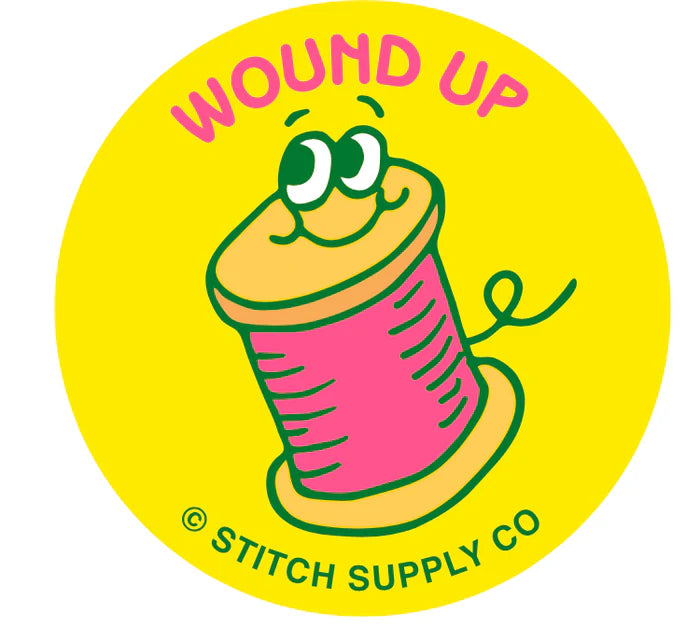 Sewing Sticker Tin and Stickers
