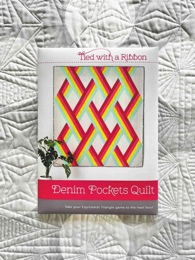 Denim Pockets Quilt Paper Pattern