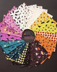 PRE ORDER JUNE 2026 - Freaky Familiars Fat Quarter Bundle - Ruby Star Society Collaborative Collection