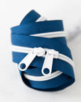 30" Zipper - Double Pull in Navy