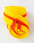 30" Zipper - Double Pull in Citrus