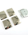 Strap Anchor: "Easy Strap Anchors" for 1" straps (4 Pack) - Nickel