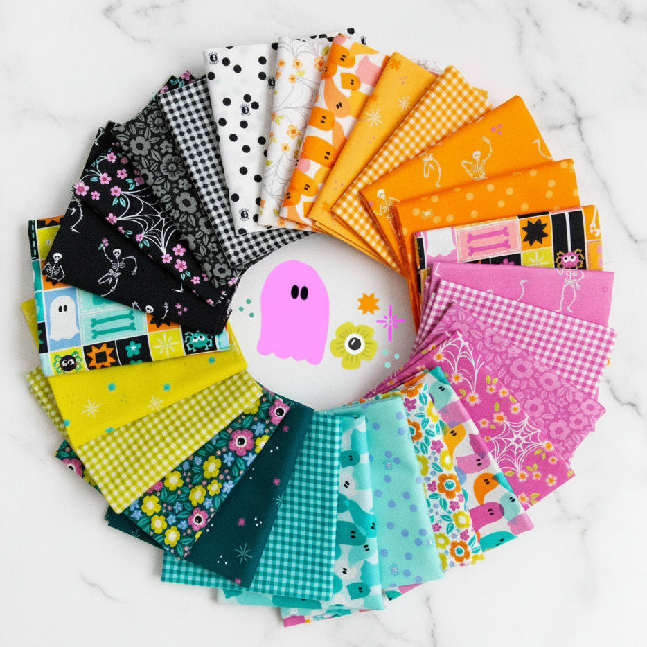 Ghostly Garden Fat Quarter Bundle - KP Creates