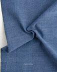 Watercolor Wovens Blue Jeans - Fableism Supply Co - PER QUARTER METRE