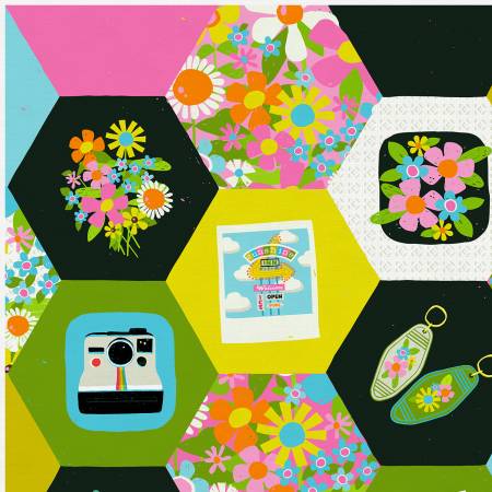 Sunshine Inn Panel Multi - Lysa Flower - PER PANEL