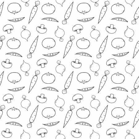 Tossed Vegetables White - PER FULL METRE