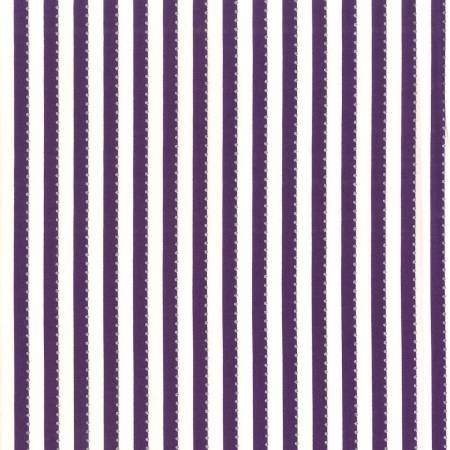 Becolourful Stripe Purple - Jacqueline De Jonge - PER FULL METRE