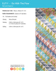 Go With The Flow Quilt Pattern