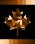Maple Leaf Paper Pieced Pattern Block PDF Copy - Kristy Lea