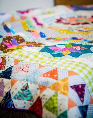 Seedlings Quilt Kit - EPP Kit and Acrylics