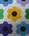 Set of Hexagons in 4 sizes Quilt Stamps