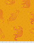 Daydreamer Lil Jaguars Papaya - Tula Pink - PER QUARTER METRE