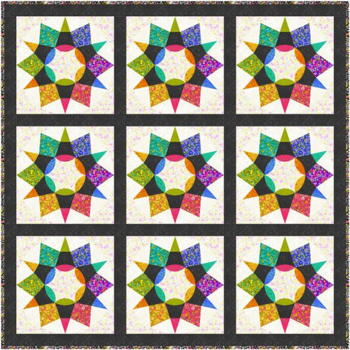 Graffiti Quilt Complete Kit with 3/8" Acrylic Templates - Carl Hentsch