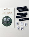 "CIRCA 2021" Dual Pack Cotton Printed Labels