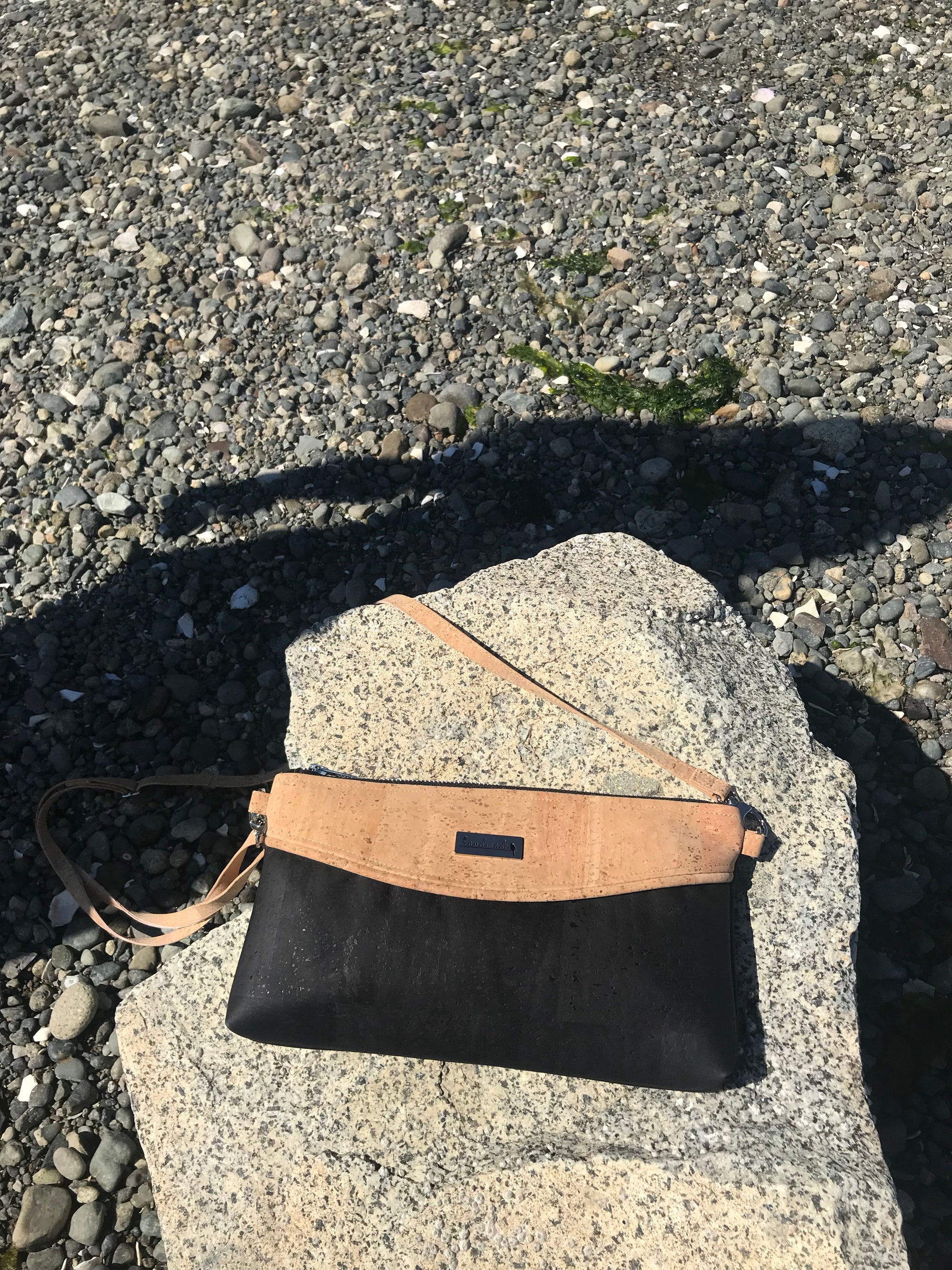 Loule Purse - Black &amp; Natural