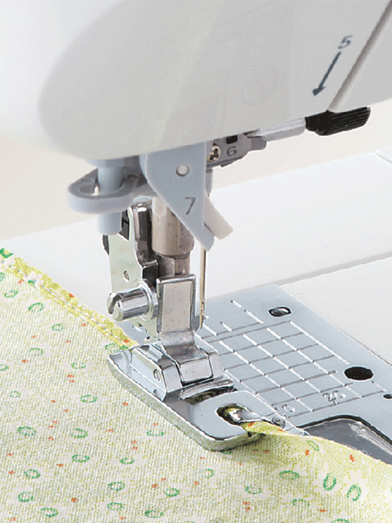 Juki Rolled Hem Presser Foot - HZL Series - Troll Brothers Quilt Designs