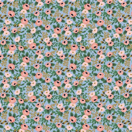 Rifle Paper Co. Garden Party Rosa Chambray - PER FULL METRE